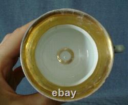 Antique Imperial Russian Porcelain Tea Cup and Saucer Safronov Factory