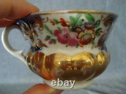 Antique Imperial Russian Porcelain Tea Cup and Saucer Safronov Factory