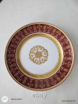 Antique Imperial Russian Porcelain dessert plate from the GURIEV SERVICE