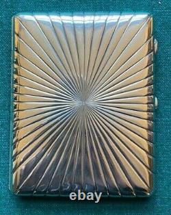 Antique Imperial Russian Presentation Silver Cigarette Case Grand Duke Romanov