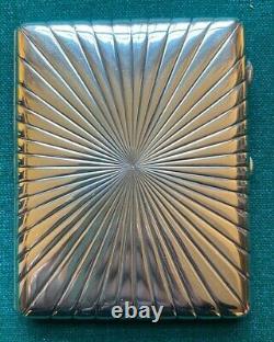 Antique Imperial Russian Presentation Silver Cigarette Case Grand Duke Romanov