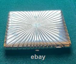 Antique Imperial Russian Presentation Silver Cigarette Case Grand Duke Romanov