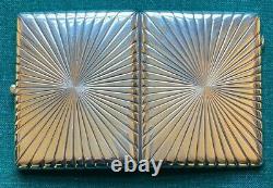 Antique Imperial Russian Presentation Silver Cigarette Case Grand Duke Romanov