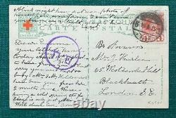 Antique Imperial Russian Red Cross WWI Postcard Grand Duchess Olga Tatiana Marie