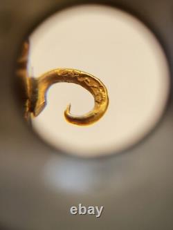 Antique Imperial Russian Rose Gold 56 14K Pin Brooch ORIGINAL Perfect RARE