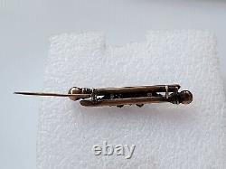 Antique Imperial Russian Rose Gold 56 14K Women Pin Brooch Jewelry