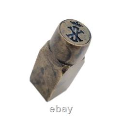 Antique Imperial Russian Royalty Nobility Armorial Wax Seal Stamp Royal Matrix