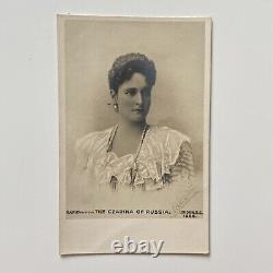 Antique Imperial Russian Royalty Postcard Czarina Alexandra Feodorovna Romanov