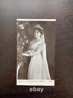 Antique Imperial Russian Royalty Postcard Czarina Alexandra Feodorovna Romanov