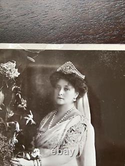 Antique Imperial Russian Royalty Postcard Czarina Alexandra Feodorovna Romanov