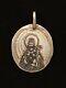 Antique Imperial Russian SOKOLOV Silver Russian Religious Orthodox Icon Pendant