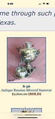 Antique Imperial Russian Samovar