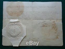 Antique Imperial Russian Signed Document Tsar Alexander I Romanov 1825 Germany