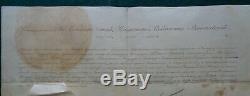 Antique Imperial Russian Signed Document Tsar Alexander I Romanov 1825 Germany