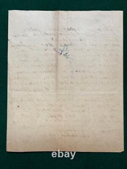 Antique Imperial Russian Signed Letter Baroness Meyendorff to Count Ignatieff