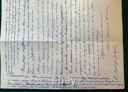 Antique Imperial Russian Signed Letter Baroness Zeddeler Kschessinska Heirlooms