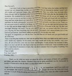 Antique Imperial Russian Signed Letter Baroness Zeddeler Kschessinska Heirlooms