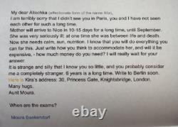 Antique Imperial Russian Signed Letter Countess Benckendorff Countess Ignatieff
