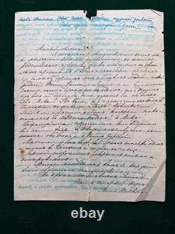 Antique Imperial Russian Signed Letter Dmitri & Daria Nabokov to Count Ignatieff