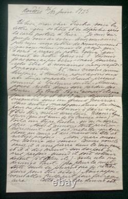 Antique Imperial Russian Signed Letter Grand Duchess Olga Romanov Hvidore 1925