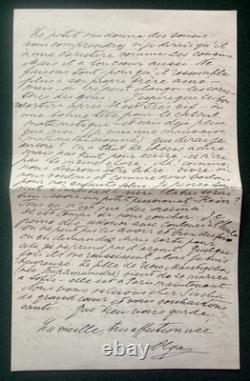 Antique Imperial Russian Signed Letter Grand Duchess Olga Romanov Hvidore 1925