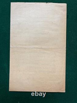 Antique Imperial Russian Signed Letter Princess Shakhovskaya Count Ignatieff