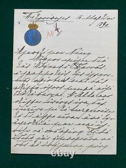 Antique Imperial Russian Signed Letters Grand Duchess Paul Princess Alex Greece