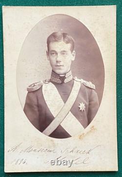Antique Imperial Russian Signed Photo Grand Duke Michael Alexandrovich Romanov