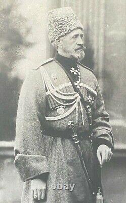 Antique Imperial Russian Signed Photo Grand Duke Nicholas Romanov in Exile