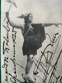 Antique Imperial Russian Signed Postcard Ballet Russes Ivan Mordkin 1915 Kiev