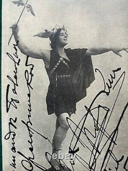 Antique Imperial Russian Signed Postcard Ballet Russes Ivan Mordkin 1915 Kiev