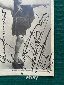 Antique Imperial Russian Signed Postcard Ballet Russes Ivan Mordkin 1915 Kiev