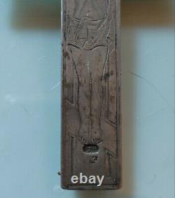 Antique Imperial Russian Silver 84 Cross Crucifix Priest & Chain 4,5 Inches