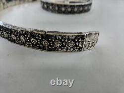 Antique Imperial Russian Silver 84 Niello Belt 29 Inch Antique Imperial Russian Silver 84 Niello Belt 29 Inch