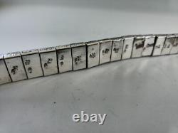 Antique Imperial Russian Silver 84 Niello Belt 29 Inch Antique Imperial Russian Silver 84 Niello Belt 29 Inch