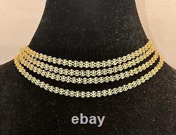 Antique Imperial Russian Silver Gilt 68 Long Chain Original Ends c1750 WJ253