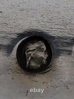 Antique Imperial Russian Silver Romanov Royal Crown Cipher Royalty Coat of Arms