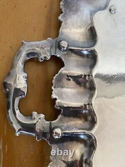 Antique Imperial Russian Silverplate Tray Fine Quality Tsarist 19th c OEHME Emme