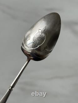 Antique Imperial Russian Spoon Tea Sterling Silver 84