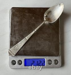 Antique Imperial Russian Spoon Tea Sterling Silver 84