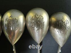 Antique Imperial Russian Spoons Mariia Vasilevna Semenova-84 Zolotniki silver
