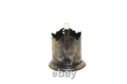 Antique Imperial Russian Sterling Silver 84 Glass Tea Cup Holder 116.6gr
