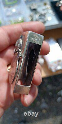 Antique Imperial Russian Sterling Silver 84 Matchstick Case Empress Catherine