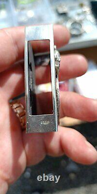 Antique Imperial Russian Sterling Silver 84 Matchstick Case Empress Catherine