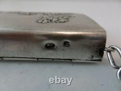 Antique Imperial Russian Sterling Silver 84 Wallet Handbag Clutch Bag 172 gr