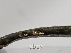 Antique Imperial Russian Sterling Silver 925 Enamel Souvenir Coffee Spoon Rare