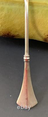 Antique Imperial Russian Sugar Spoon Sterling Silver 84 Engraved Collectables