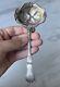 Antique Imperial Russian Tea Strainer Sterling Silver 84. With the initials 1842