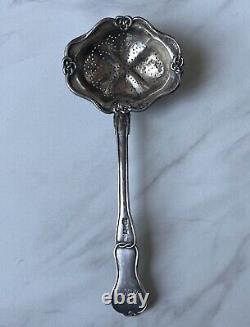 Antique Imperial Russian Tea Strainer Sterling Silver 84. With the initials 1842