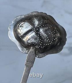 Antique Imperial Russian Tea Strainer Sterling Silver 84. With the initials 1842